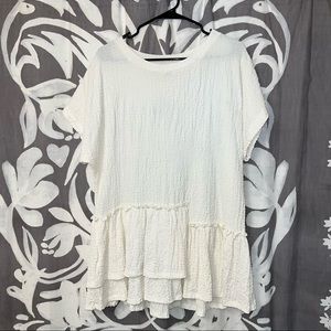 NWT Free People Asymmetric Hem Top
